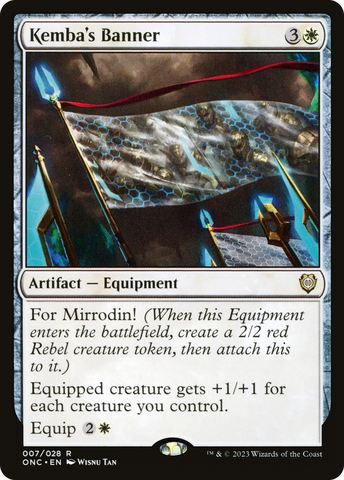 Kemba's Banner [Phyrexia: All Will Be One Commander] - The Mythic Store | 24h Order Processing