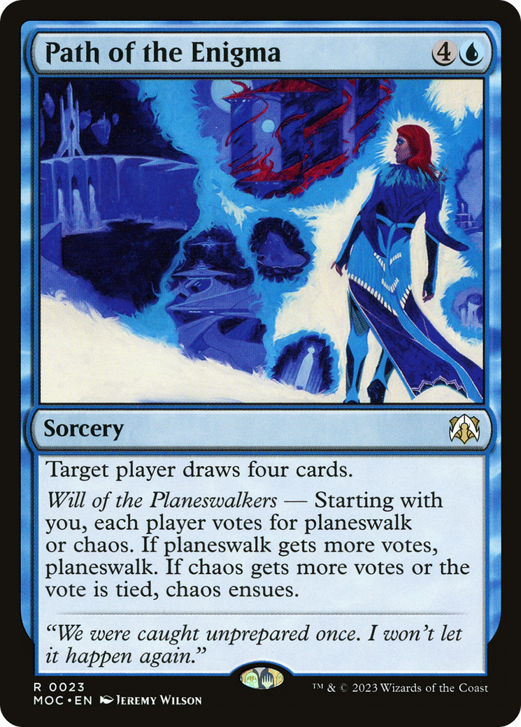 Path of the Enigma [March of the Machine Commander] - The Mythic Store | 24h Order Processing
