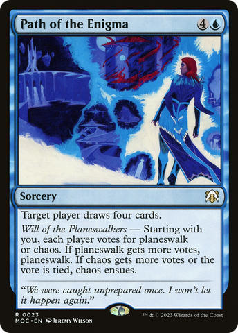 Path of the Enigma [March of the Machine Commander] - The Mythic Store | 24h Order Processing