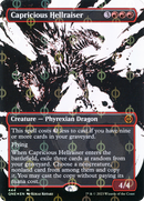 Capricious Hellraiser (Borderless Ichor Step-and-Compleat Foil) [Phyrexia: All Will Be One] - The Mythic Store | 24h Order Processing