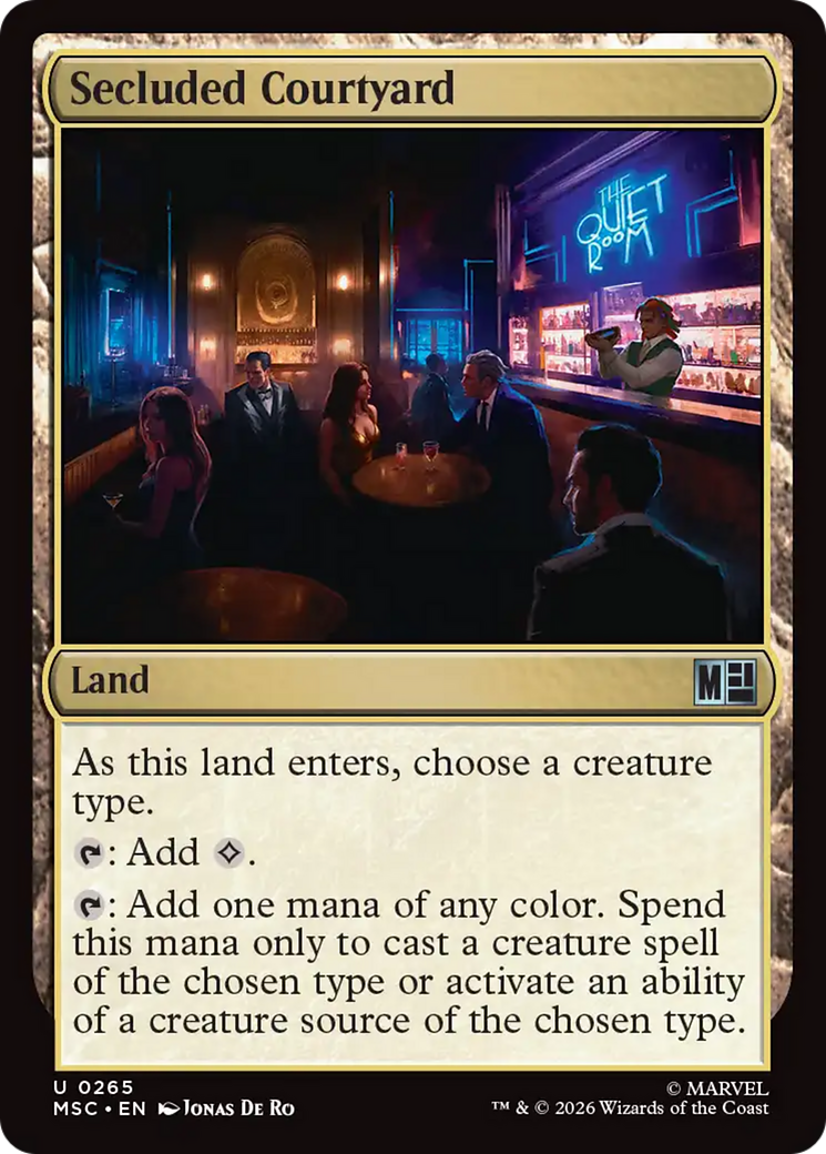 Secluded Courtyard [Marvel Super Heroes Commander] - The Mythic Store | 24h Order Processing