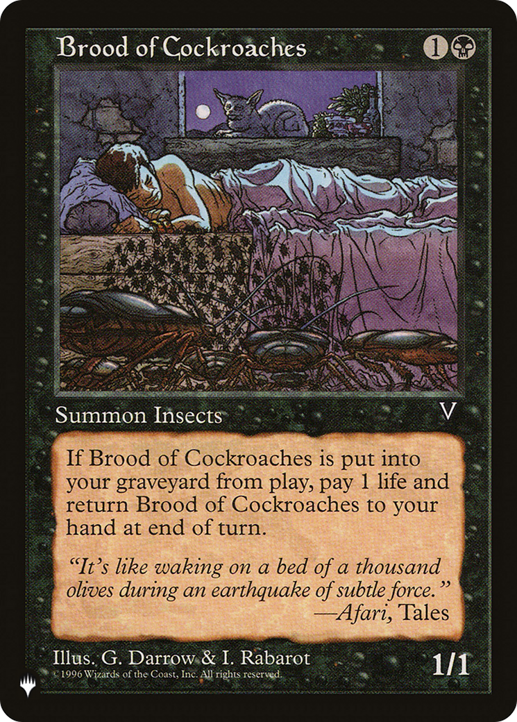 Brood of Cockroaches [The List Reprints] - The Mythic Store | 24h Order Processing