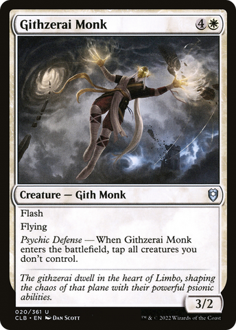 Githzerai Monk [Commander Legends: Battle for Baldur's Gate] - The Mythic Store | 24h Order Processing