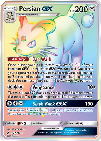 Persian GX (227/214) [Sun & Moon: Unbroken Bonds] - The Mythic Store | 24h Order Processing