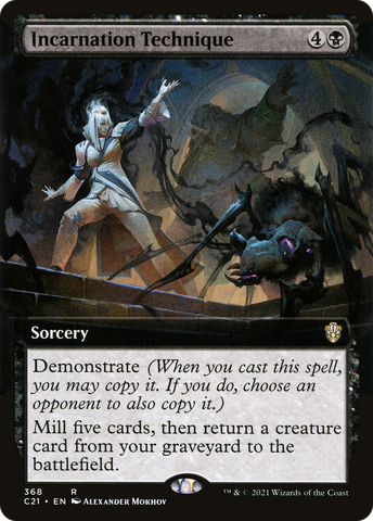 Incarnation Technique (Extended Art) [Commander 2021] - The Mythic Store | 24h Order Processing