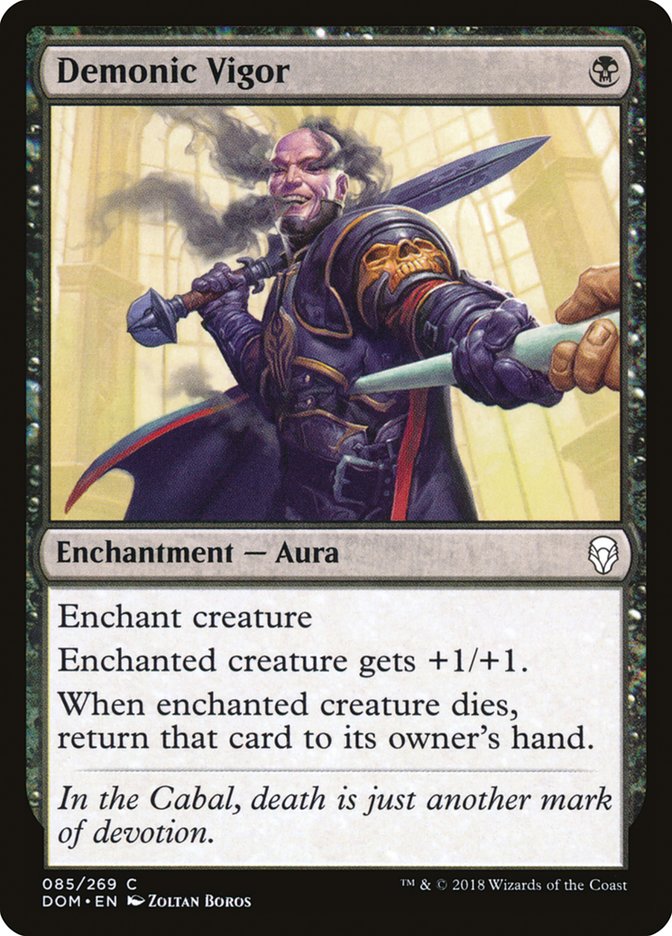 Demonic Vigor [Dominaria] - The Mythic Store | 24h Order Processing