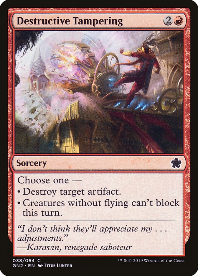 Destructive Tampering [Game Night 2019] - The Mythic Store | 24h Order Processing