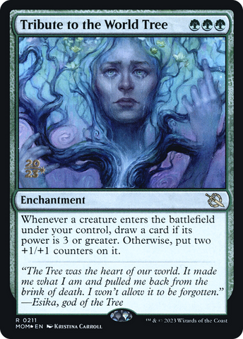 Tribute to the World Tree [March of the Machine Prerelease Promos] - The Mythic Store | 24h Order Processing