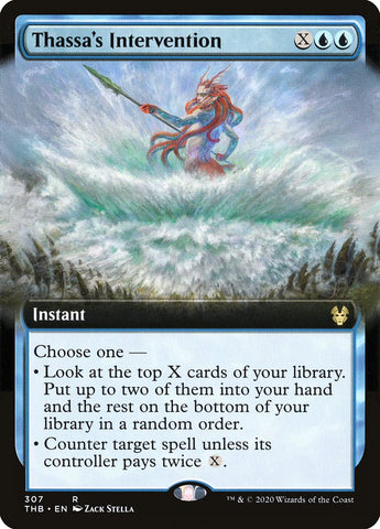 Thassa's Intervention (Extended Art) [Theros Beyond Death] - The Mythic Store | 24h Order Processing