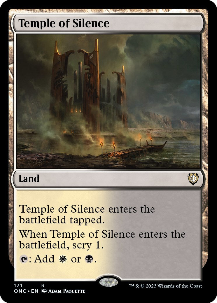 Temple of Silence [Phyrexia: All Will Be One Commander] - The Mythic Store | 24h Order Processing