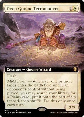 Deep Gnome Terramancer (Extended Art) [Commander Legends: Battle for Baldur's Gate] - The Mythic Store | 24h Order Processing