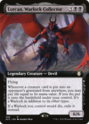 Lorcan, Warlock Collector (Extended Art) [Dungeons & Dragons: Adventures in the Forgotten Realms Commander] - The Mythic Store | 24h Order Processing