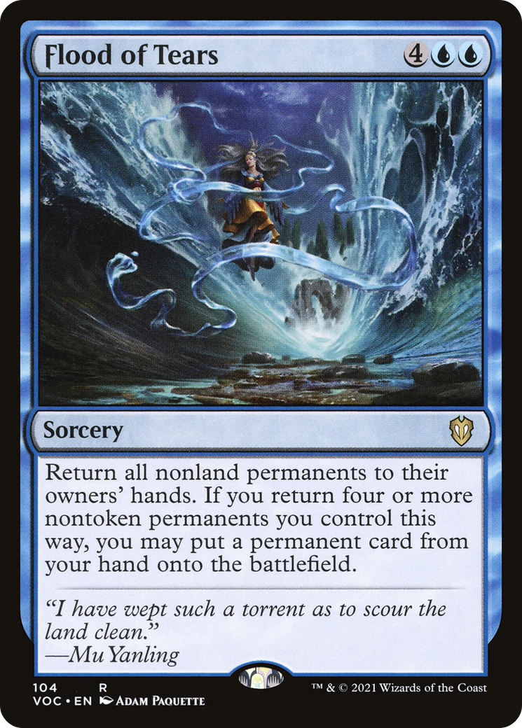 Flood of Tears [Innistrad: Crimson Vow Commander] - The Mythic Store | 24h Order Processing