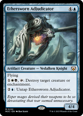 Ethersworn Adjudicator [March of the Machine Commander] - The Mythic Store | 24h Order Processing