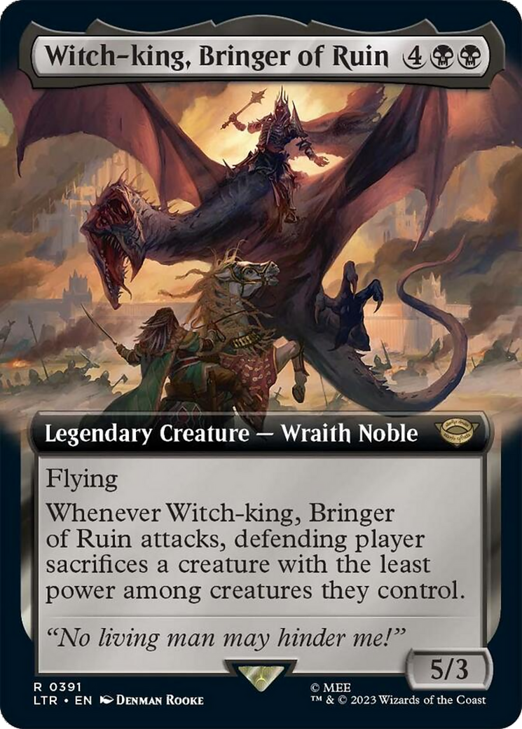 Witch-king, Bringer of Ruin (Extended Alternate Art) [The Lord of the Rings: Tales of Middle-Earth] - The Mythic Store | 24h Order Processing