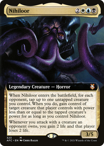 Nihiloor (Extended Art) [Dungeons & Dragons: Adventures in the Forgotten Realms Commander] - The Mythic Store | 24h Order Processing