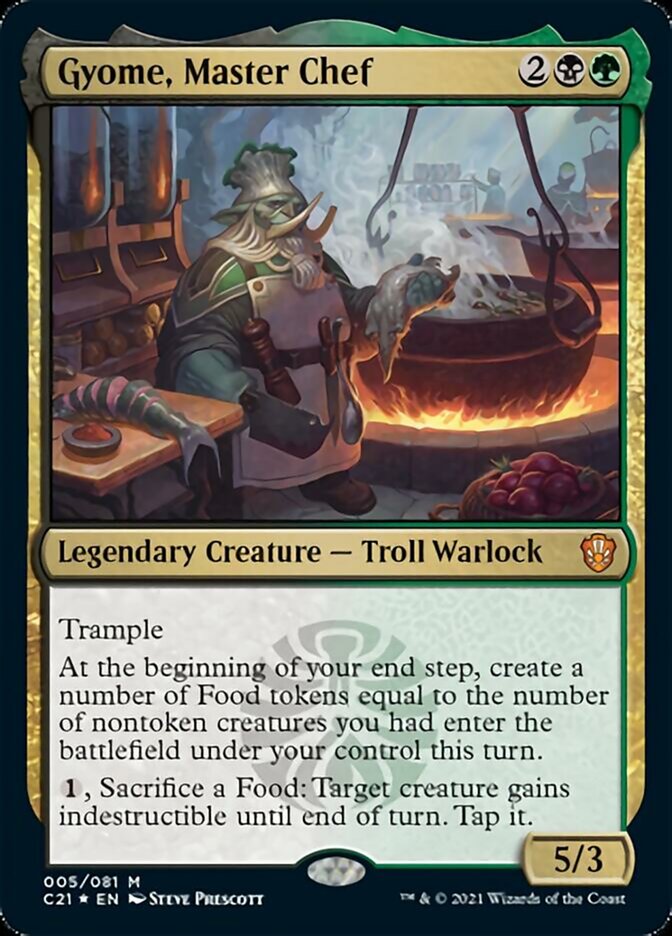 Gyome, Master Chef [Commander 2021] - The Mythic Store | 24h Order Processing