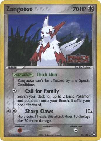 Zangoose (25/108) (Stamped) [EX: Power Keepers] - The Mythic Store | 24h Order Processing