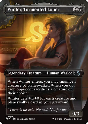 Winter, Tormented Loner (Borderless) [Reality Fracture]