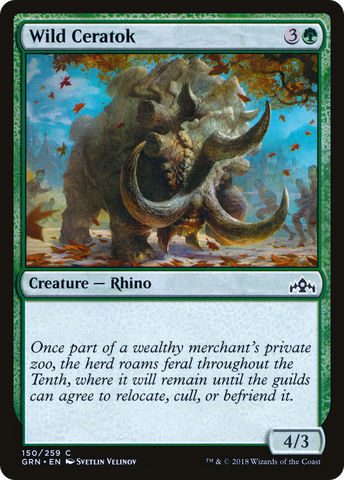 Wild Ceratok [Guilds of Ravnica] - The Mythic Store | 24h Order Processing