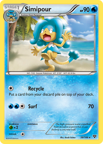 Simipour (38/146) [XY: Base Set] - The Mythic Store | 24h Order Processing