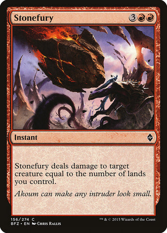Stonefury [Battle for Zendikar] - The Mythic Store | 24h Order Processing