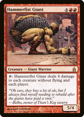Hammerfist Giant [Ravnica: City of Guilds] - The Mythic Store | 24h Order Processing