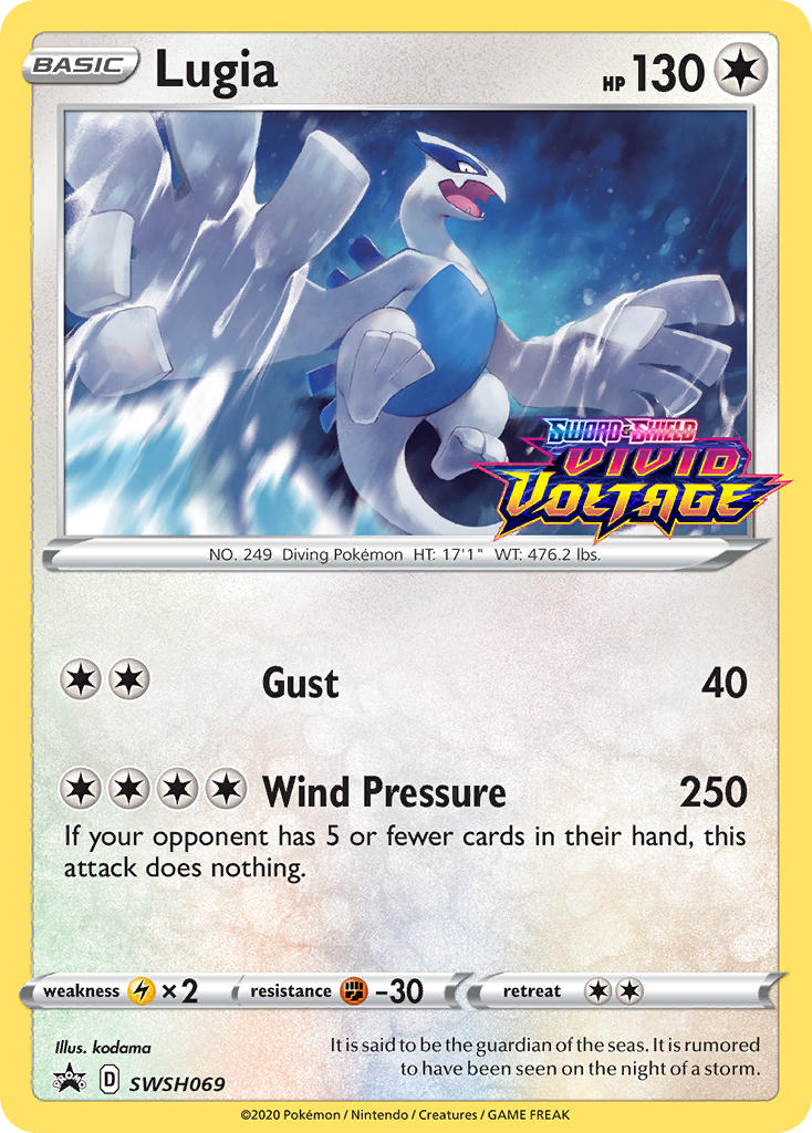 Lugia (SWSH069) (Prerelease Promo) [Sword & Shield: Black Star Promos] - The Mythic Store | 24h Order Processing