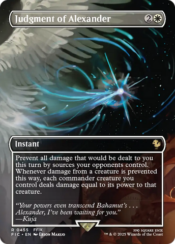 Judgment of Alexander (Borderless) [FINAL FANTASY Commander] - The Mythic Store | 24h Order Processing