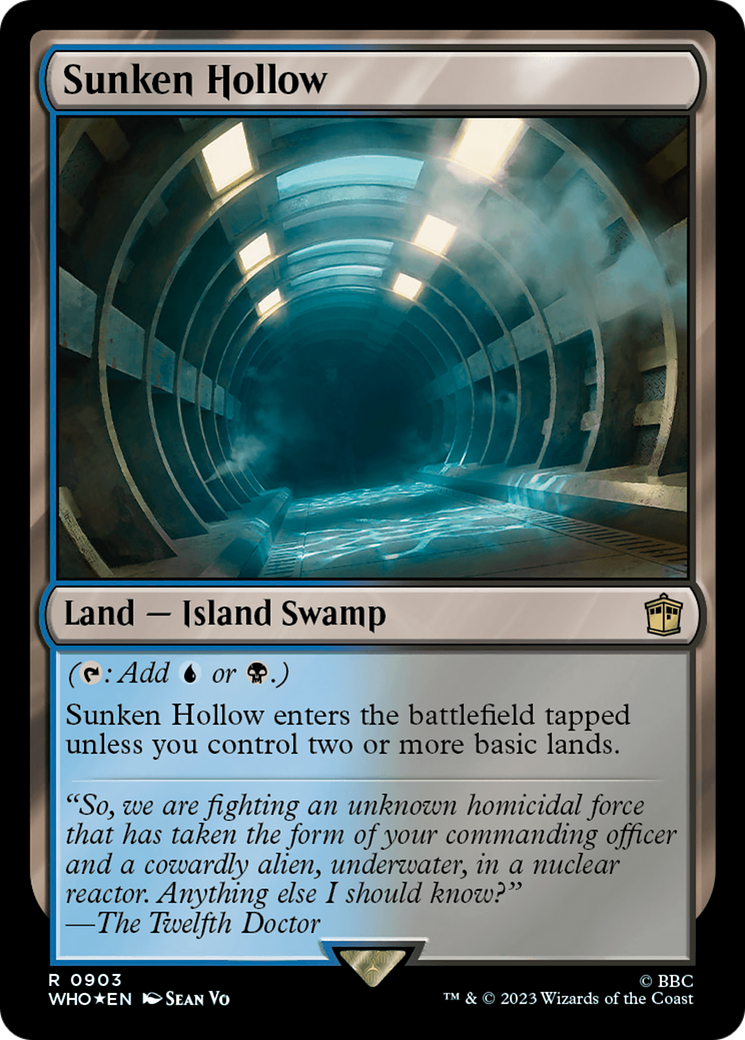 Sunken Hollow (Surge Foil) [Doctor Who] - The Mythic Store | 24h Order Processing