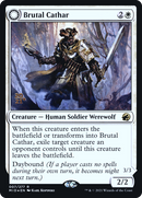 Brutal Cathar // Moonrage Brute [Innistrad: Midnight Hunt Prerelease Promos] - The Mythic Store | 24h Order Processing