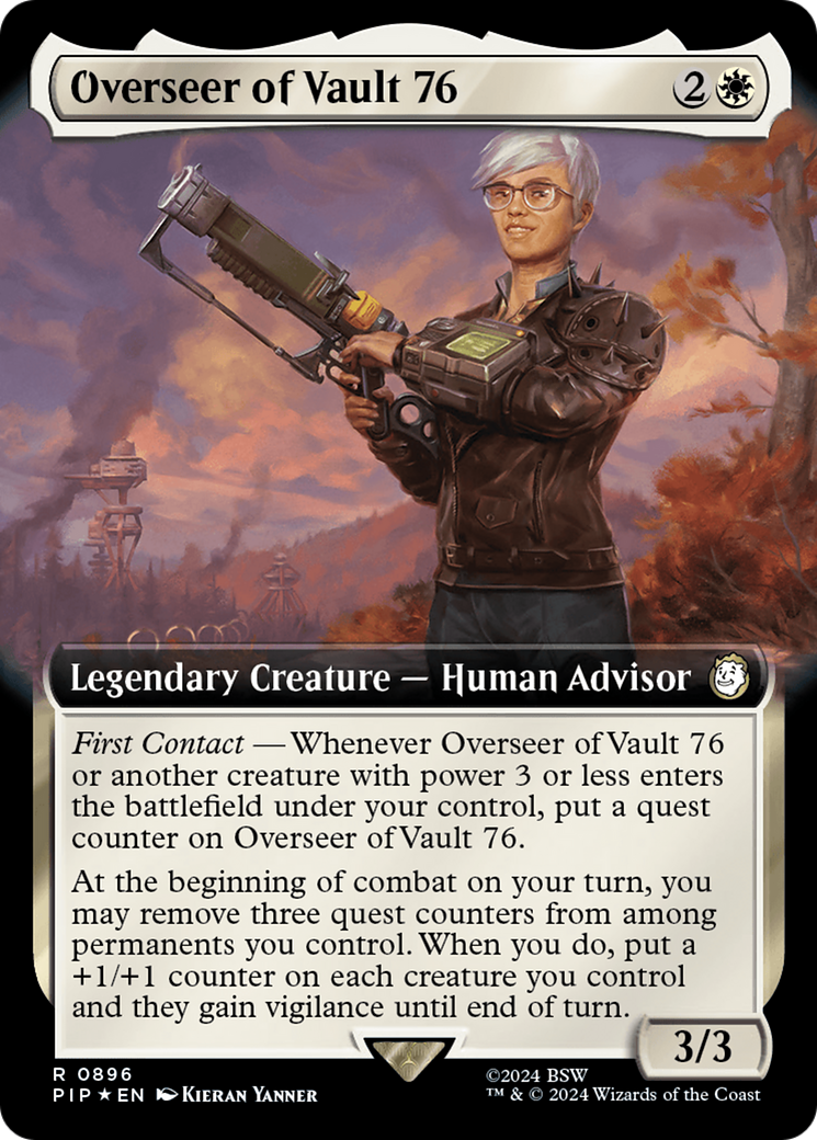 Overseer of Vault 76 (Extended Art) (Surge Foil) [Fallout] - The Mythic Store | 24h Order Processing