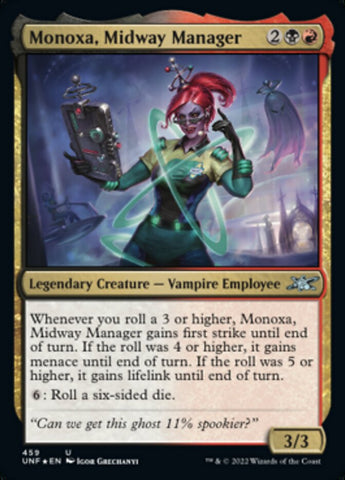 Monoxa, Midway Manager (Galaxy Foil) [Unfinity] - The Mythic Store | 24h Order Processing