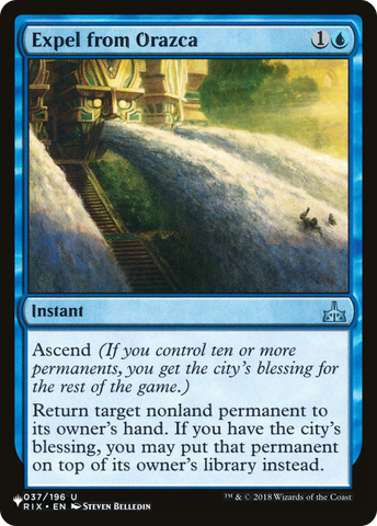 Expel from Orazca [The List] - The Mythic Store | 24h Order Processing