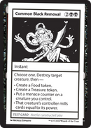 Common Black Removal [Mystery Booster 2 Playtest Cards] - The Mythic Store | 24h Order Processing
