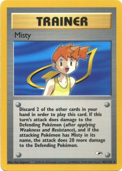 Misty (102/132) [Gym Heroes Unlimited] - The Mythic Store | 24h Order Processing