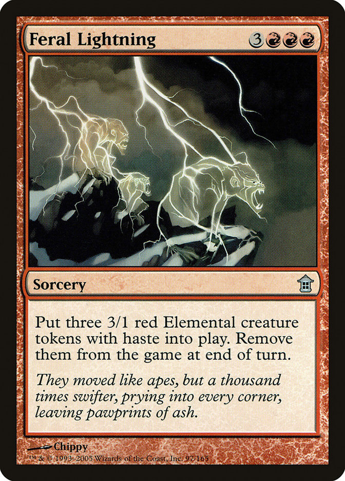 Feral Lightning [Saviors of Kamigawa] - The Mythic Store | 24h Order Processing