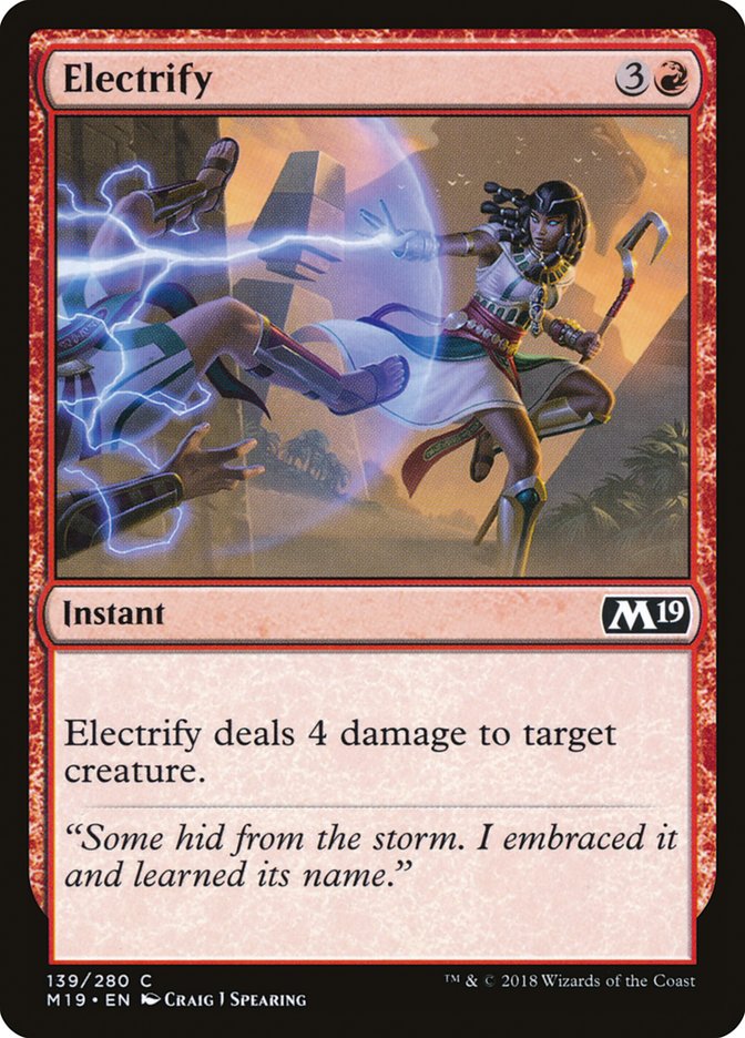 Electrify [Core Set 2019] - The Mythic Store | 24h Order Processing