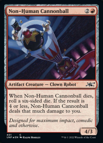Non-Human Cannonball (Galaxy Foil) [Unfinity] - The Mythic Store | 24h Order Processing