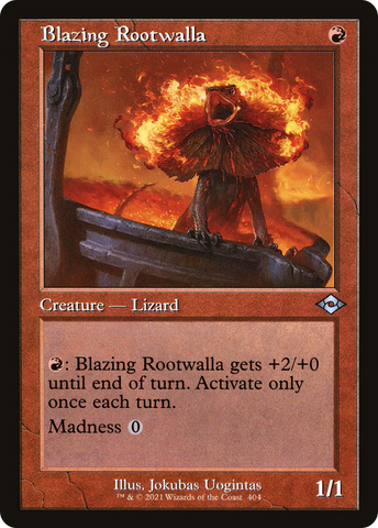 Blazing Rootwalla (Retro) [Modern Horizons 2] - The Mythic Store | 24h Order Processing