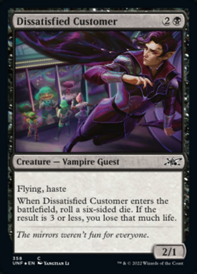 Dissatisfied Customer (Galaxy Foil) [Unfinity] - The Mythic Store | 24h Order Processing