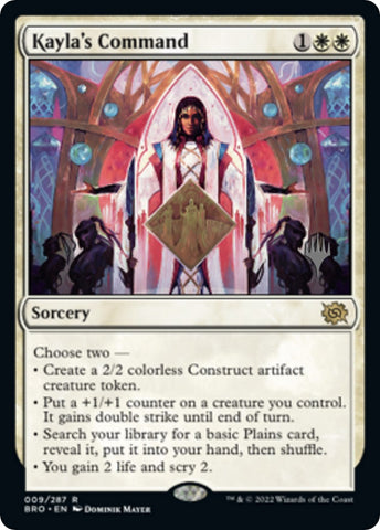 Kayla's Command (Promo Pack) [The Brothers' War Promos] - The Mythic Store | 24h Order Processing
