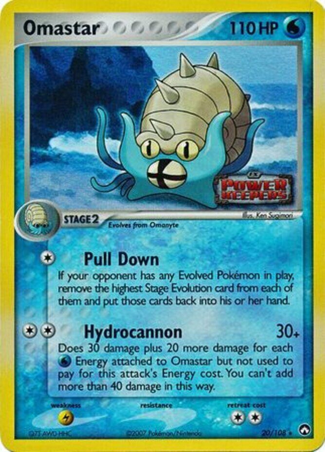 Omastar (20/108) (Stamped) [EX: Power Keepers] - The Mythic Store | 24h Order Processing