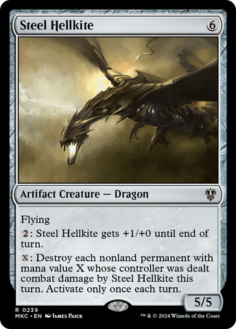 Steel Hellkite [Murders at Karlov Manor Commander] - The Mythic Store | 24h Order Processing