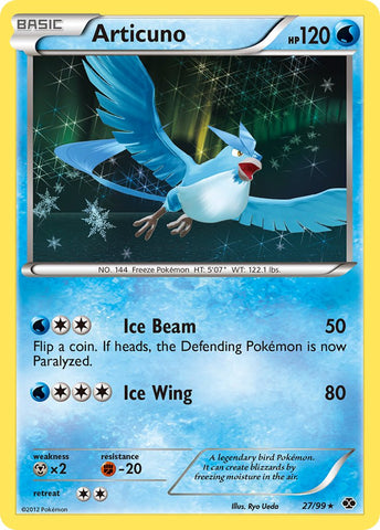 Articuno (27/99) (Blister Exclusive) [Black & White: Next Destinies] - The Mythic Store | 24h Order Processing