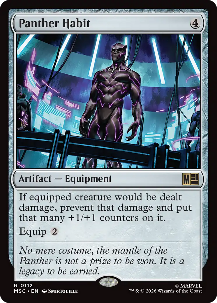 Panther Habit (Surge Foil) [Marvel Super Heroes Commander] - The Mythic Store | 24h Order Processing