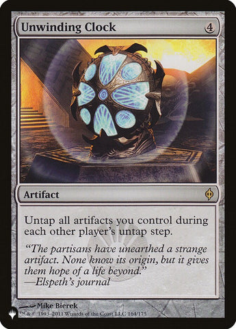 Unwinding Clock [The List] - The Mythic Store | 24h Order Processing