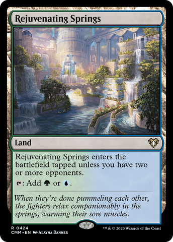 Rejuvenating Springs [Commander Masters] - The Mythic Store | 24h Order Processing