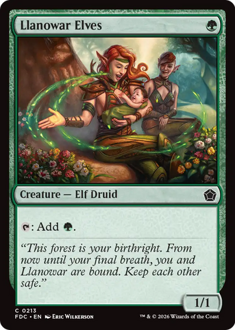 Llanowar Elves [Foundations Commander] - The Mythic Store | 24h Order Processing