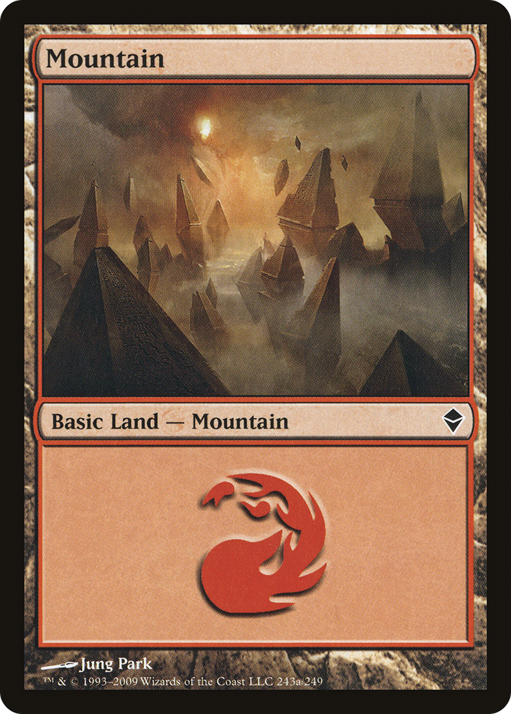 Mountain (243a) [Zendikar] - The Mythic Store | 24h Order Processing